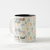 Tasse 2 Couleurs Mémoire de Paris personnalisée - Point de repère d (Devant gauche)