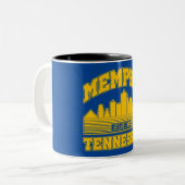 Tasse 2 Couleurs Memphis, Tennessee (Devant gauche)