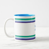 Tasse 2 Couleurs Men Loving Men Israel Pride Flag (Gauche)