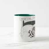 Tasse 2 Couleurs Menage pattes (Centre)