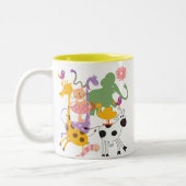 Tasse 2 Couleurs Ménagerie animale (Gauche)