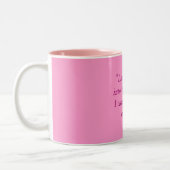 Tasse 2 Couleurs "Menez-moi pas dans la tentation.  Je peux la (Gauche)
