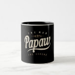 Tasse 2 Couleurs Mens Papaw The Man Myth Legend Funny Father's Day<br><div class="desc">This design says, Papaw The Man The Myth The Legend. Great present idea for your Papaw, Dad and Grandpa in Father's Day, Parent's Day, Grandparents Day, anniversary, christmas or thanksgiving. Funny and sarcastic sayings and quotes products make a great present for Papaw dad grandpa on father's day birthday and Christmas....</div>