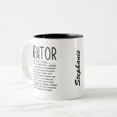 Tasse 2 Couleurs Mentor (Devant gauche)