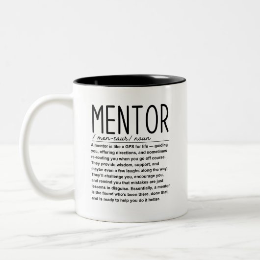 Tasse 2 Couleurs Mentor (Gauche)