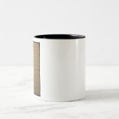 Tasse 2 Couleurs Menu Titanic (Centre)