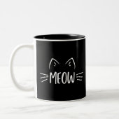 Tasse 2 Couleurs Meow Cat (Gauche)