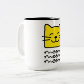 Tasse 2 Couleurs Meow Meow (Devant gauche)
