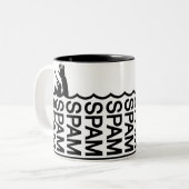 Tasse 2 Couleurs Mer de Spam (Devant gauche)
