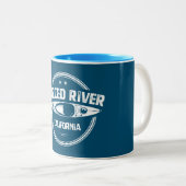 Tasse 2 Couleurs Merced River California Kayak (Devant droit)