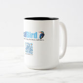 Tasse 2 Couleurs Merch RealBird - (Devant droit)