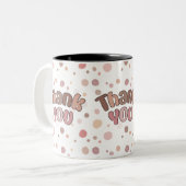 Tasse 2 Couleurs Merci (Devant gauche)