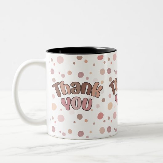 Tasse 2 Couleurs Merci (Gauche)