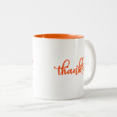 Tasse 2 Couleurs Merci (Devant droit)