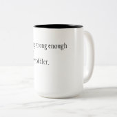 Tasse 2 Couleurs Merci (Devant droit)