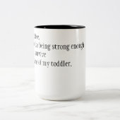 Tasse 2 Couleurs Merci (Centre)