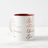 Tasse 2 Couleurs Merci (Devant gauche)