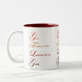 Tasse 2 Couleurs Merci (Gauche)