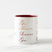 Tasse 2 Couleurs Merci (Centre)