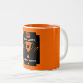 Tasse 2 Couleurs Merci à l'équipe d'entreprise (Devant droit)