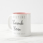 Tasse 2 Couleurs Merci À Un Ami (Devant gauche)