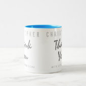 Tasse 2 Couleurs Merci À Un Ami (Centre)