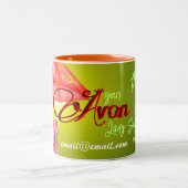 Tasse 2 Couleurs Merci Avon (Centre)