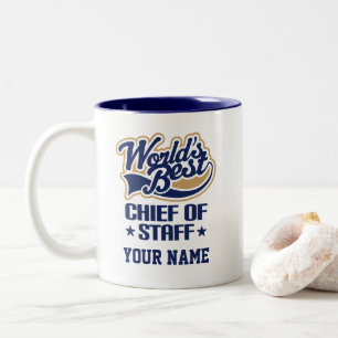 Tasse 2 Couleurs Merci Cadeau Idée pour chef d'état-major