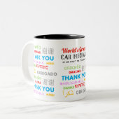 Tasse 2 Couleurs Merci CAR MECHANIC - les plus grands remerciements (Devant gauche)