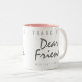 Tasse 2 Couleurs Merci Cher ami (Devant droit)