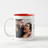 Tasse 2 Couleurs Merci D'Avoir Swiping Right Message Personnel 2 Ph (Gauche)