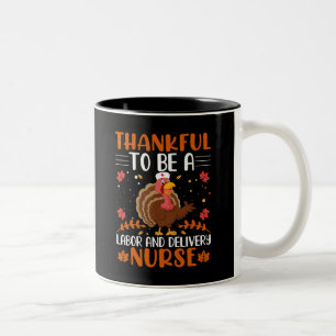 Tasse 2 Couleurs Merci d'être une infirmière de la main-d'oeuvre et