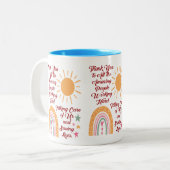 Tasse 2 Couleurs Merci Extraordinaire (Devant gauche)