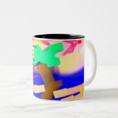 Tasse 2 Couleurs merci jesus (Devant droit)