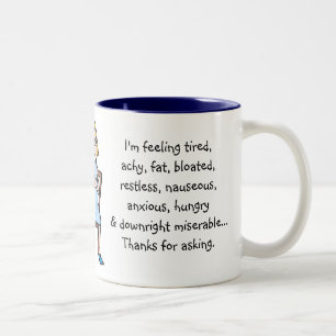 Tasse 2 Couleurs Merci pour demander (grossesse)