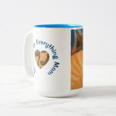 Tasse 2 Couleurs Merci pour tout maman (Devant gauche)