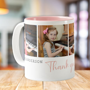 Tasse 2 Couleurs Merci Professeur de Musique 4 Photo Moderne