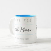 Tasse 2 Couleurs Merci Témoins de Mariage (Devant gauche)