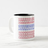 Tasse 2 Couleurs Merde, Ce Message Caché Est Drôle, Café Blanc Amus (Devant gauche)