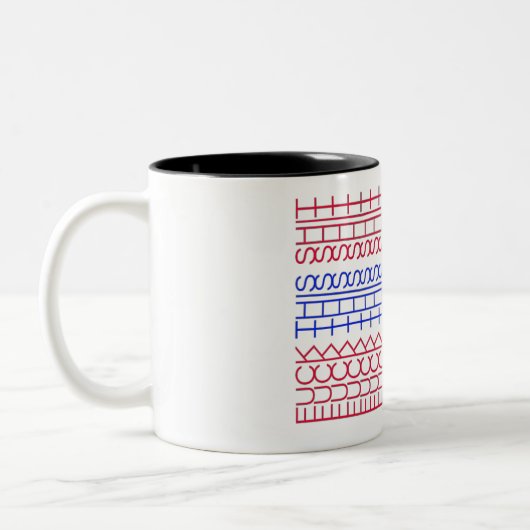 Tasse 2 Couleurs Merde, Ce Message Caché Est Drôle, Café Blanc Amus (Gauche)