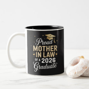 Tasse 2 Couleurs Mère belle-fille extrêmement fière de la promotion