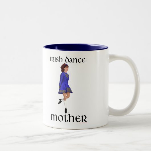 Tasse 2 Couleurs Mère de danse step Irlandaise - chaussure dure ble (Droit)