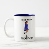Tasse 2 Couleurs Mère de danse step Irlandaise - chaussure dure ble (Gauche)