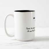 Tasse 2 Couleurs Mère de la chambre (Gauche)