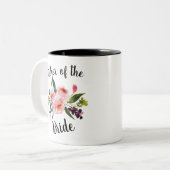 Tasse 2 Couleurs Mère de la mariée - (Devant gauche)