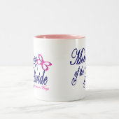 Tasse 2 Couleurs Mère de la mariée / papillon (Centre)