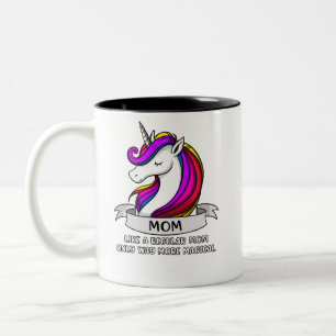 Tasse 2 Couleurs Mère de Mamacorn de maman de licorne magique