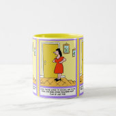 Tasse 2 Couleurs Mère dit à l'enseignant : "Vous devez aller à l'éc (Centre)