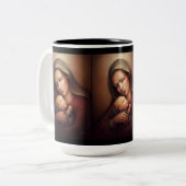 Tasse 2 Couleurs Mère divine (Devant gauche)