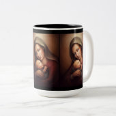 Tasse 2 Couleurs Mère divine (Devant droit)
